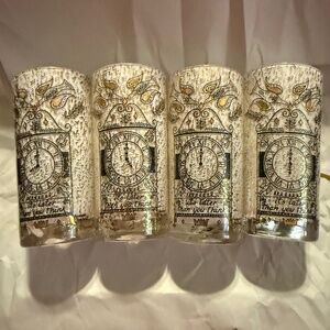 Georges Braird - It’s Later Than You Think highball glasses set of 4